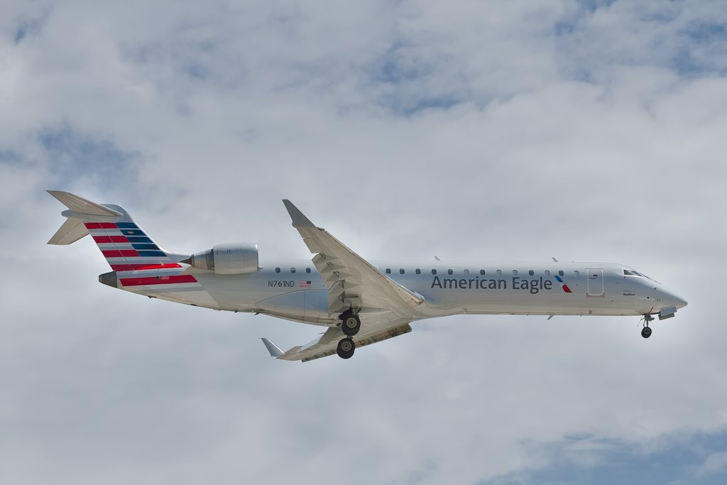 American Eagle Aircraft operated by Envoy