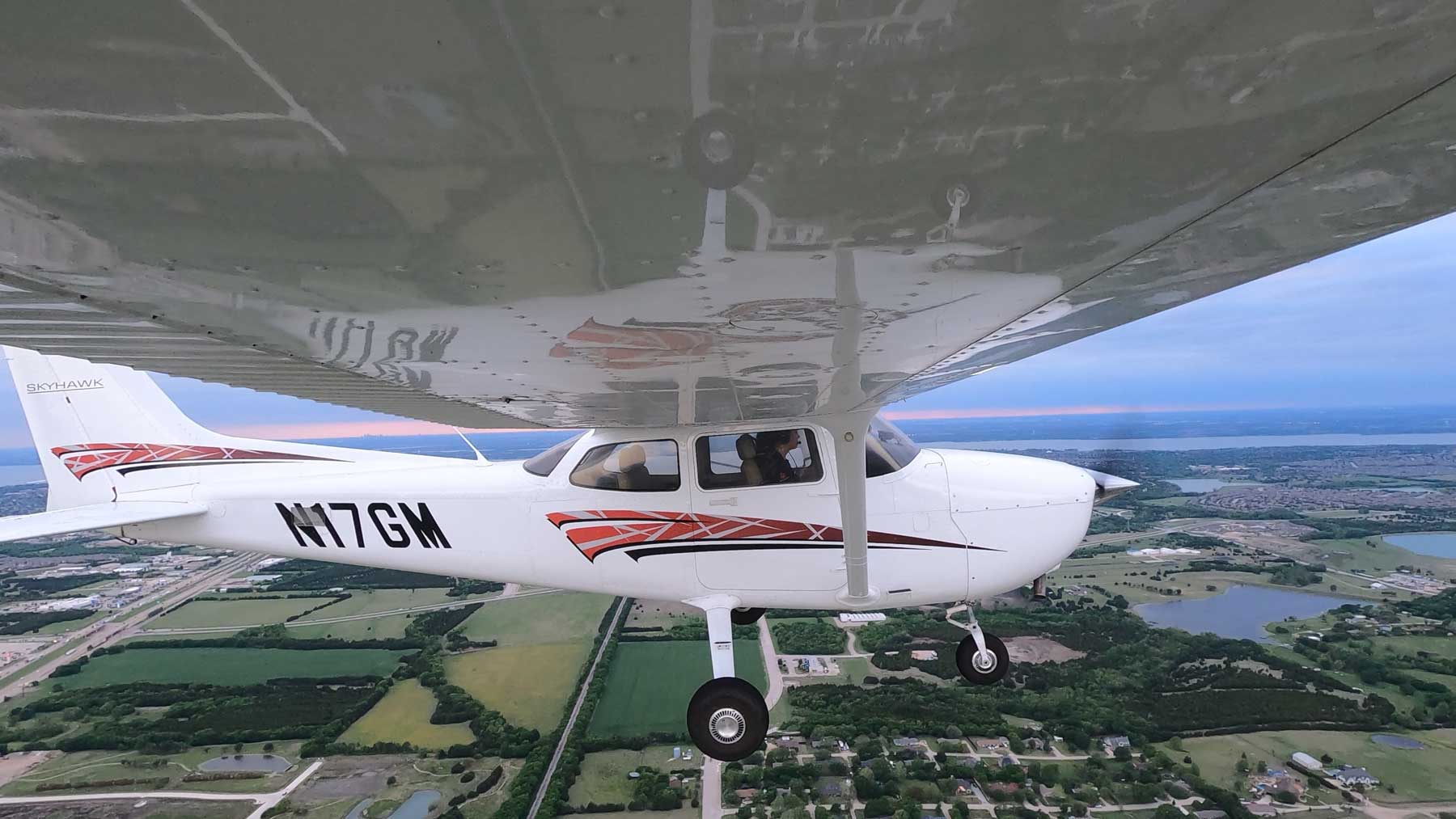Cessna 172 Flying