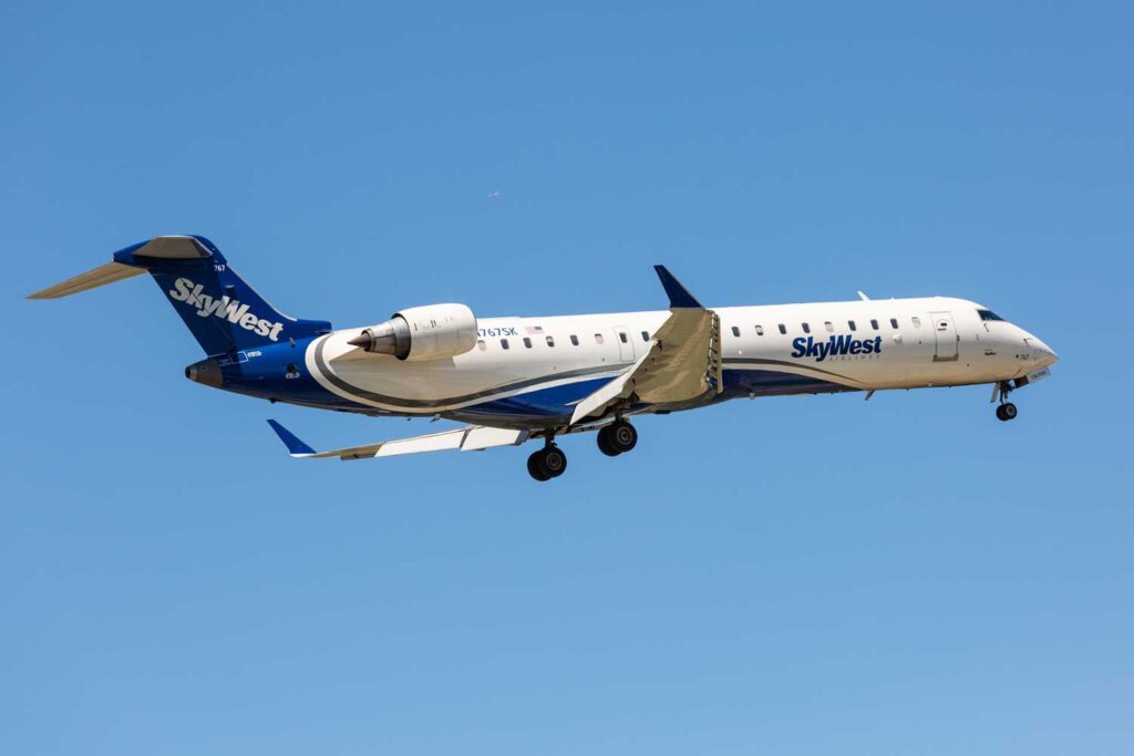 SkyWest Pilot Pathway Program Airplane