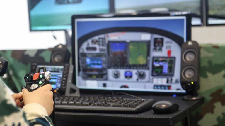 Computer flight simulator