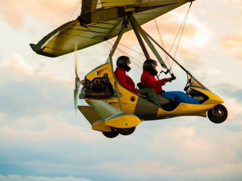 Fly an ultralight aircraft without a pilot license