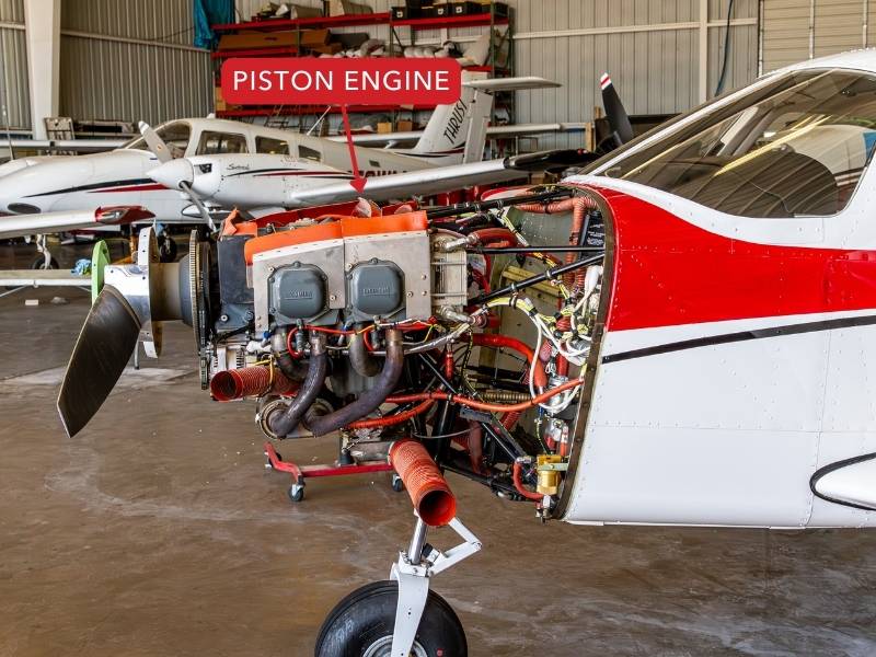 Airplane piston engine