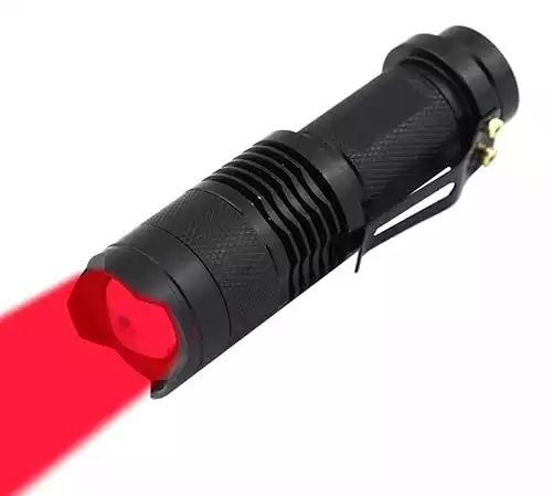 High Power One Mode Red LED Flashlight