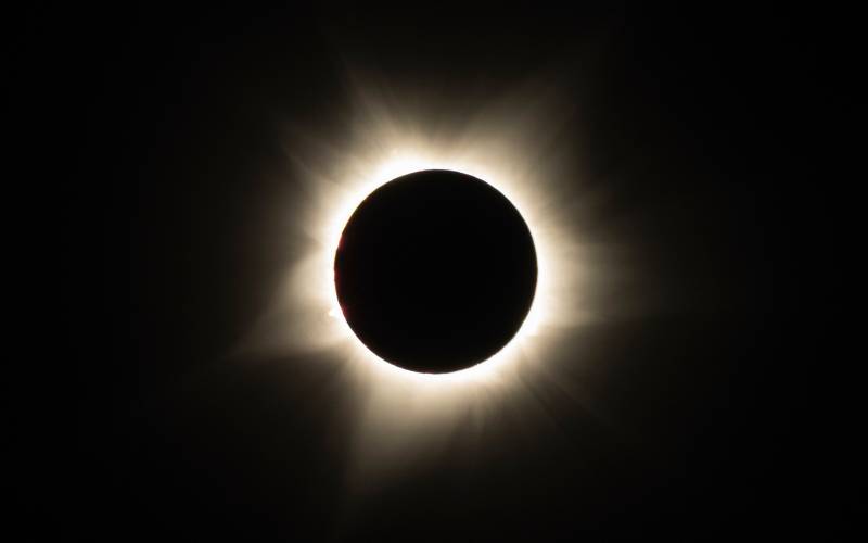 Flying During a Solar Eclipse